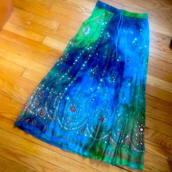 EARTHBOUND Dresses & Skirts - Boho Gypsy Sea Earthbound Long Skirt